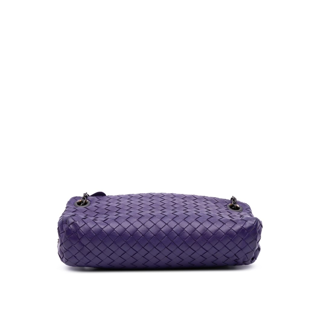 Bottega Veneta Nappa Intrecciato Triple Zip Shoulder Bag - Image 6
