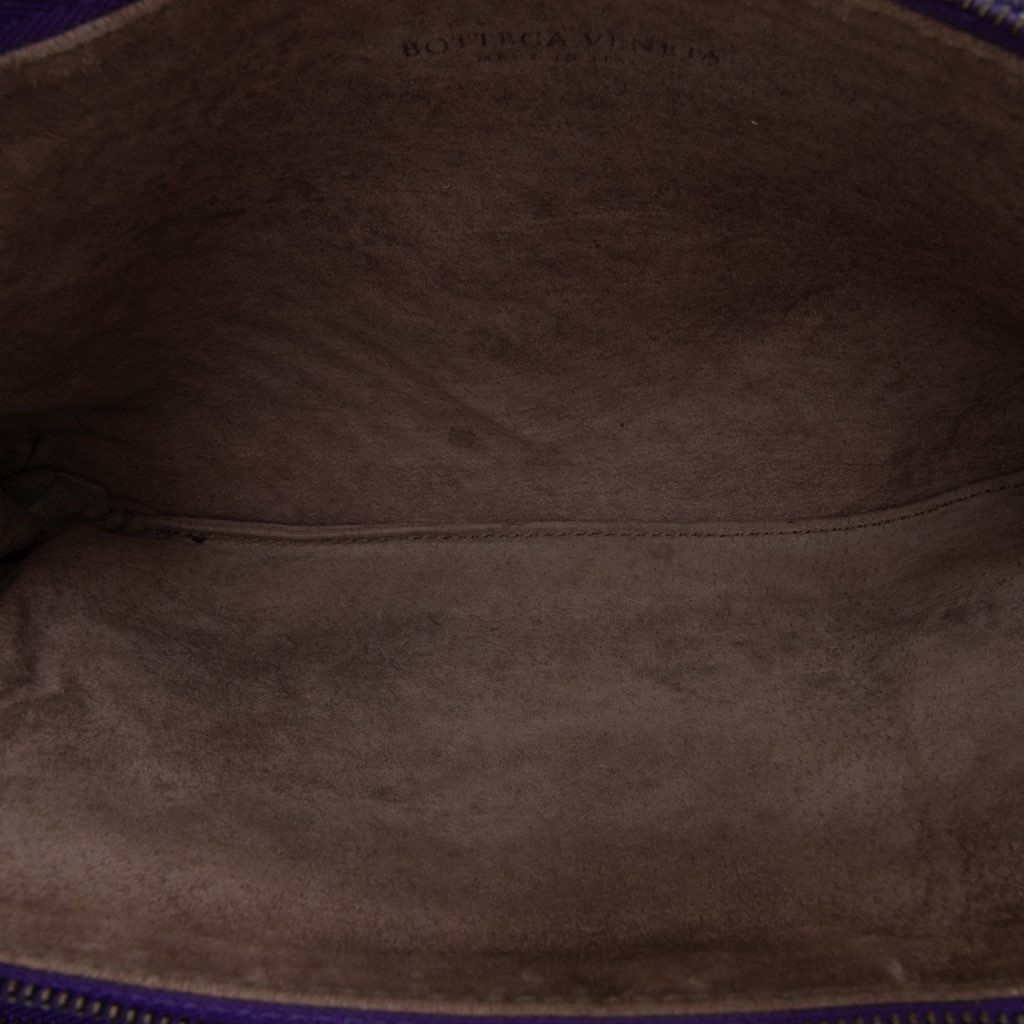 Bottega Veneta Nappa Intrecciato Triple Zip Shoulder Bag - Side view