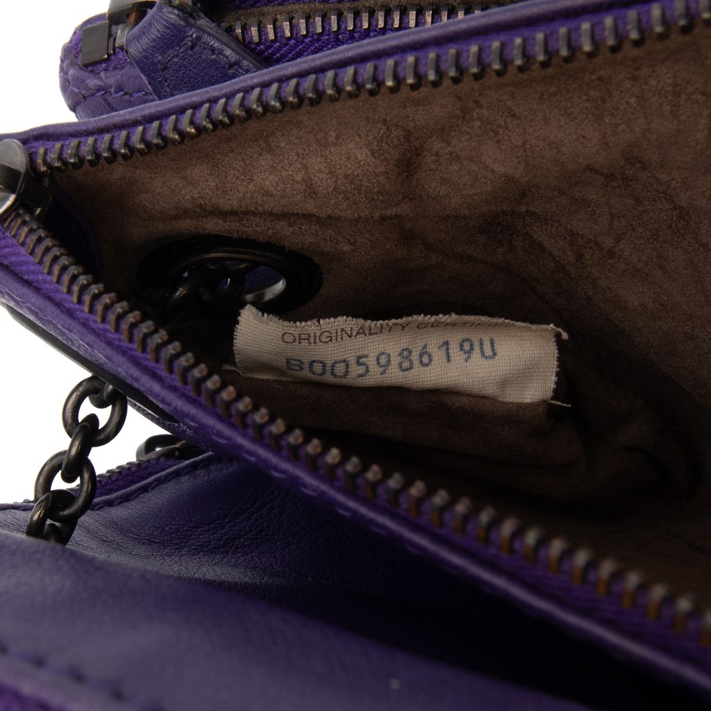 Bottega Veneta Nappa Intrecciato Triple Zip Shoulder Bag - Image 10