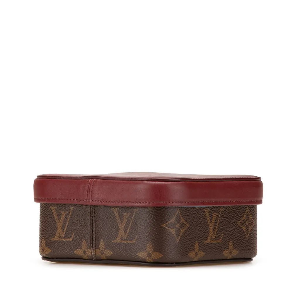 Louis Vuitton Monogram Boite Camille Box MM Brown Canvas Good - Back View