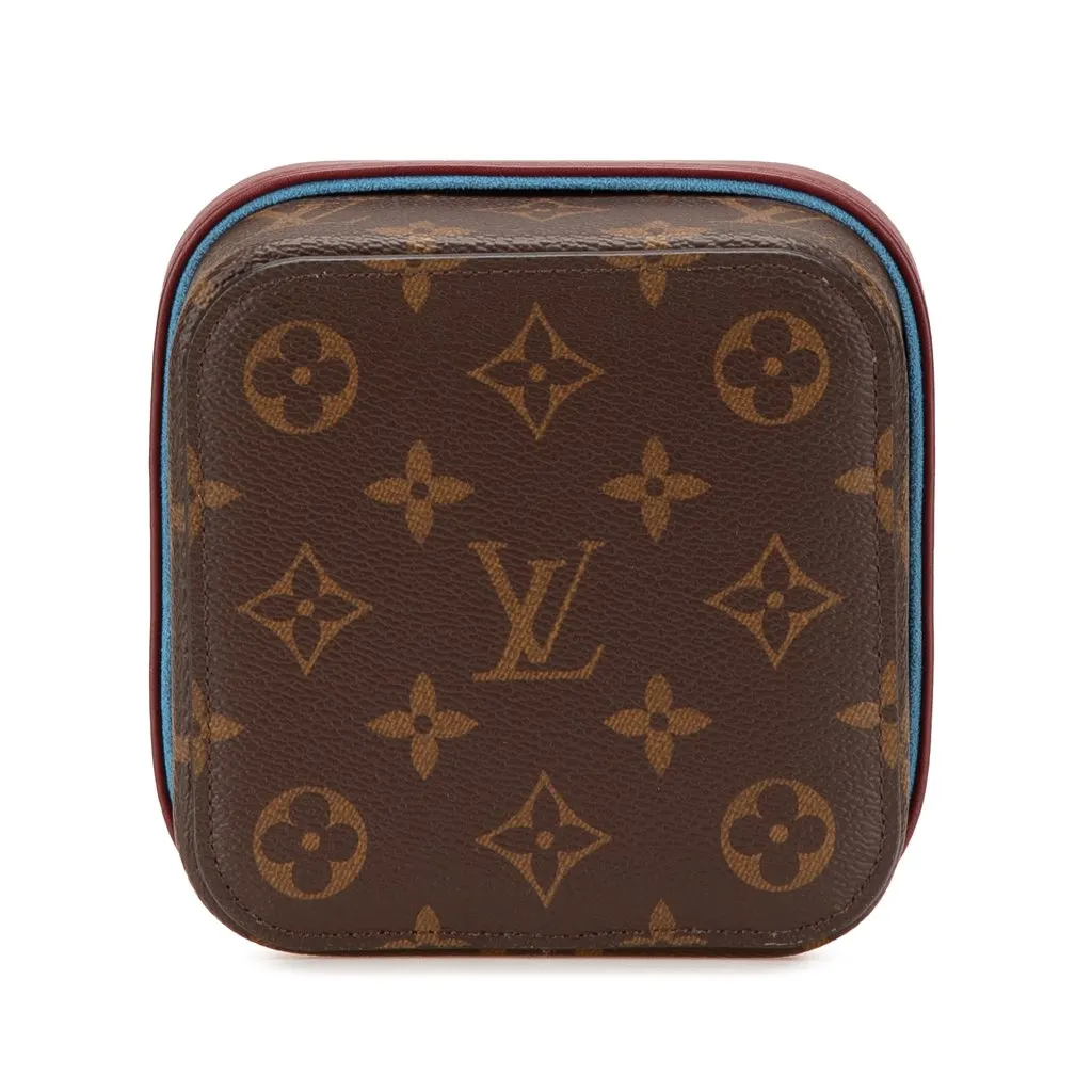 Louis Vuitton Monogram Boite Camille Box MM Brown Canvas Good - Inside View