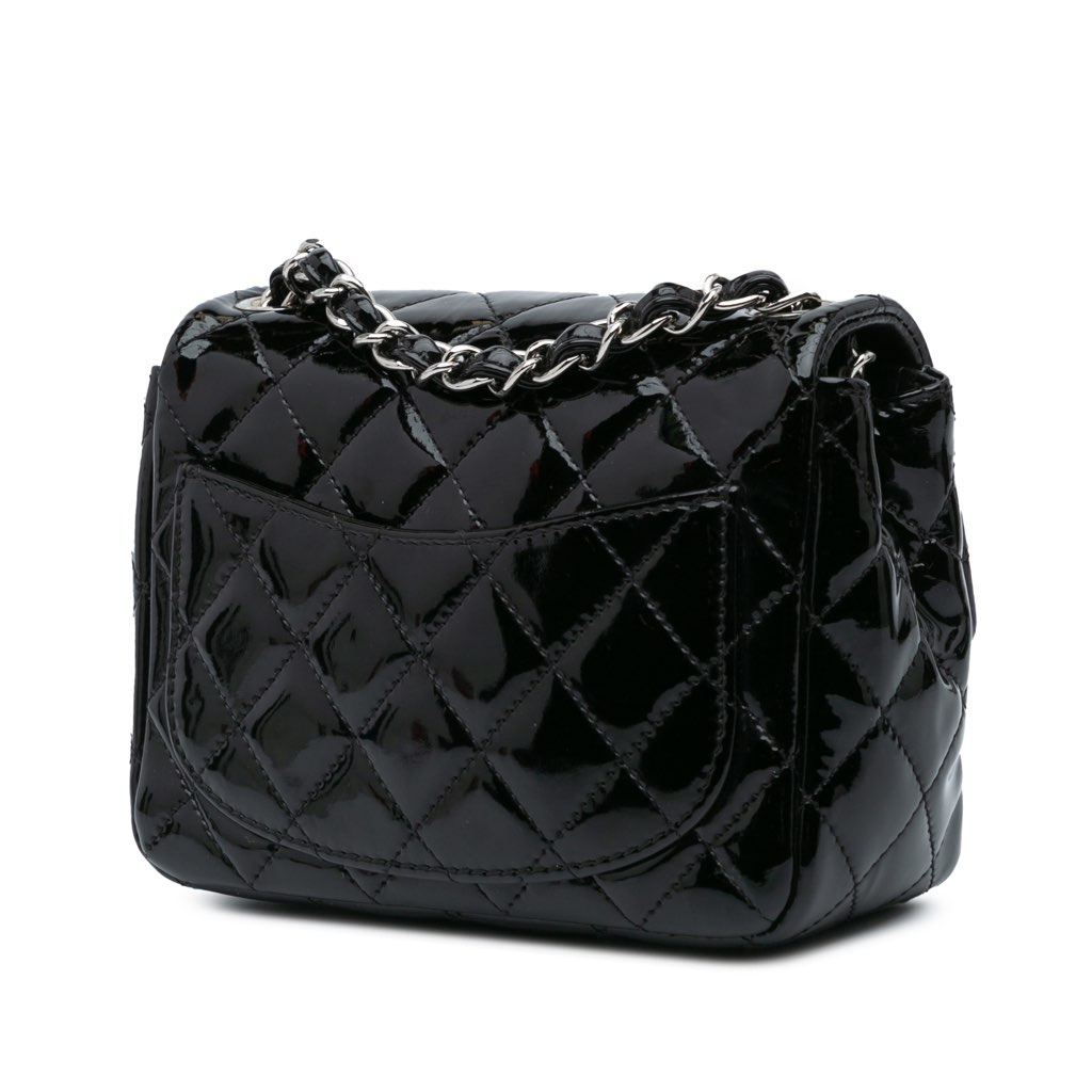 Chanel Mini Square Classic Patent Single Flap - 2