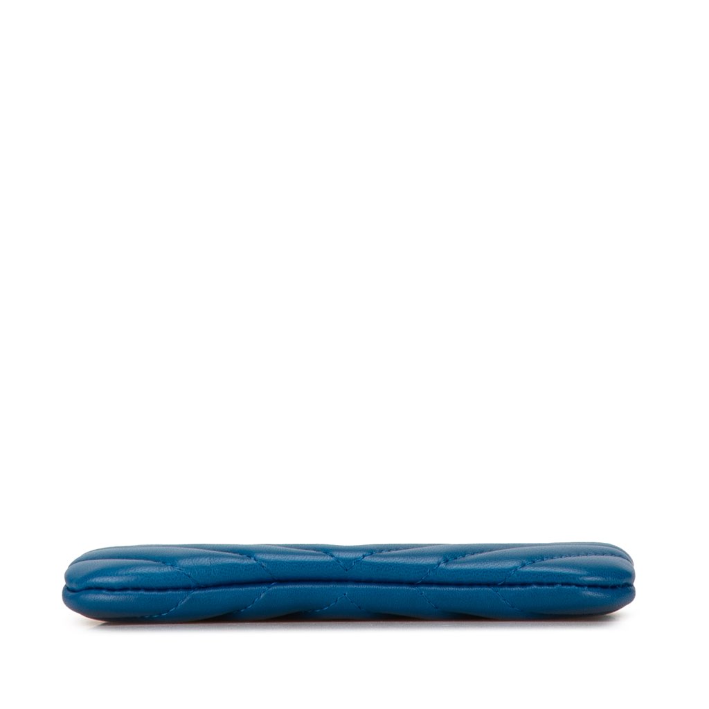 Chanel Chevron Lambskin O Case Pouch - 4