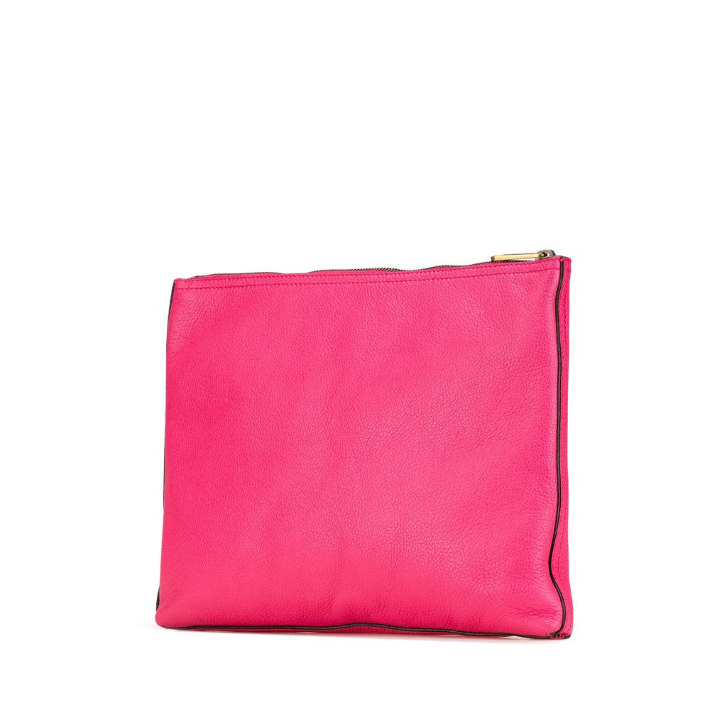 Gucci Medium Leather Logo Portfolio Clutch - 2