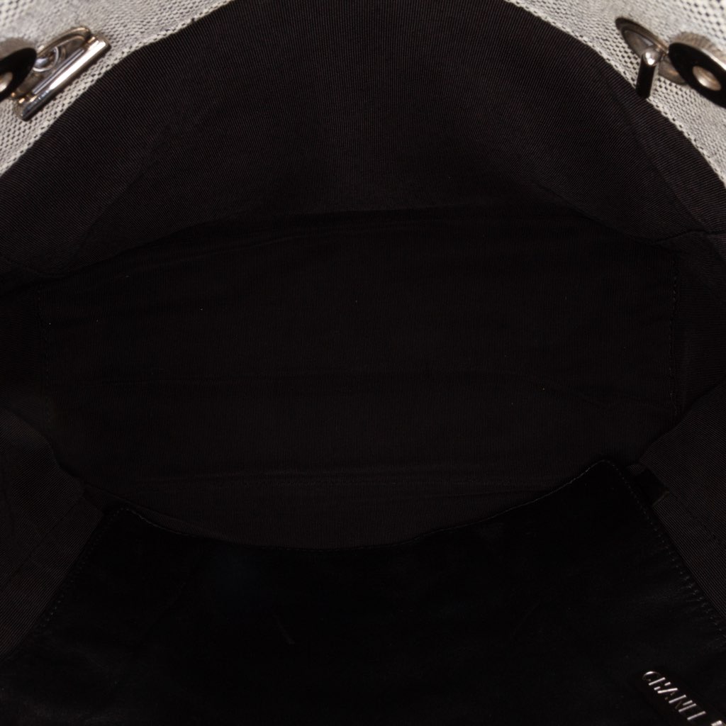 Chanel CC Camellia No. 5 Choco Bar Canvas Tote - 4