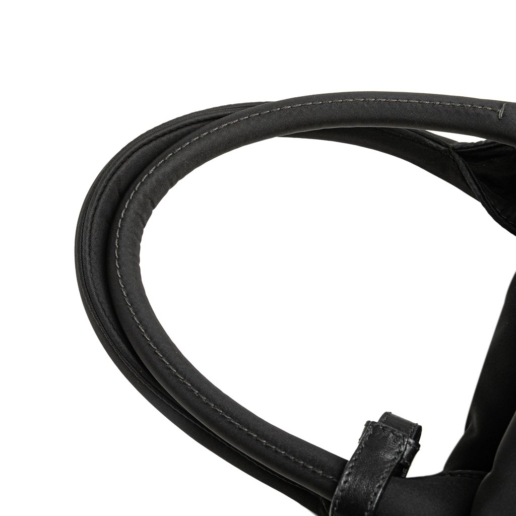 Prada Tessuto Leopard Print Reversible Satchel - Image 13