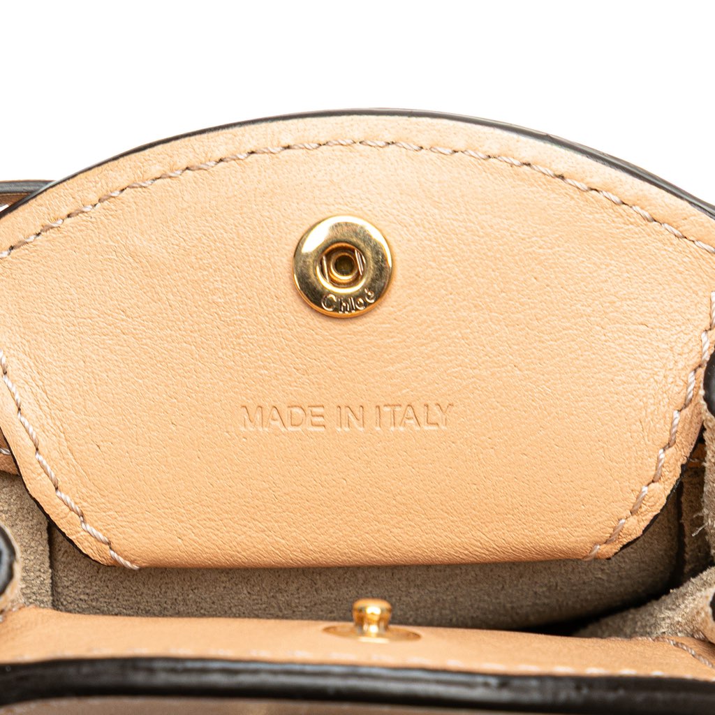 Chloé Mini Leather and Suede Sac Fringe Crossbody - Side view