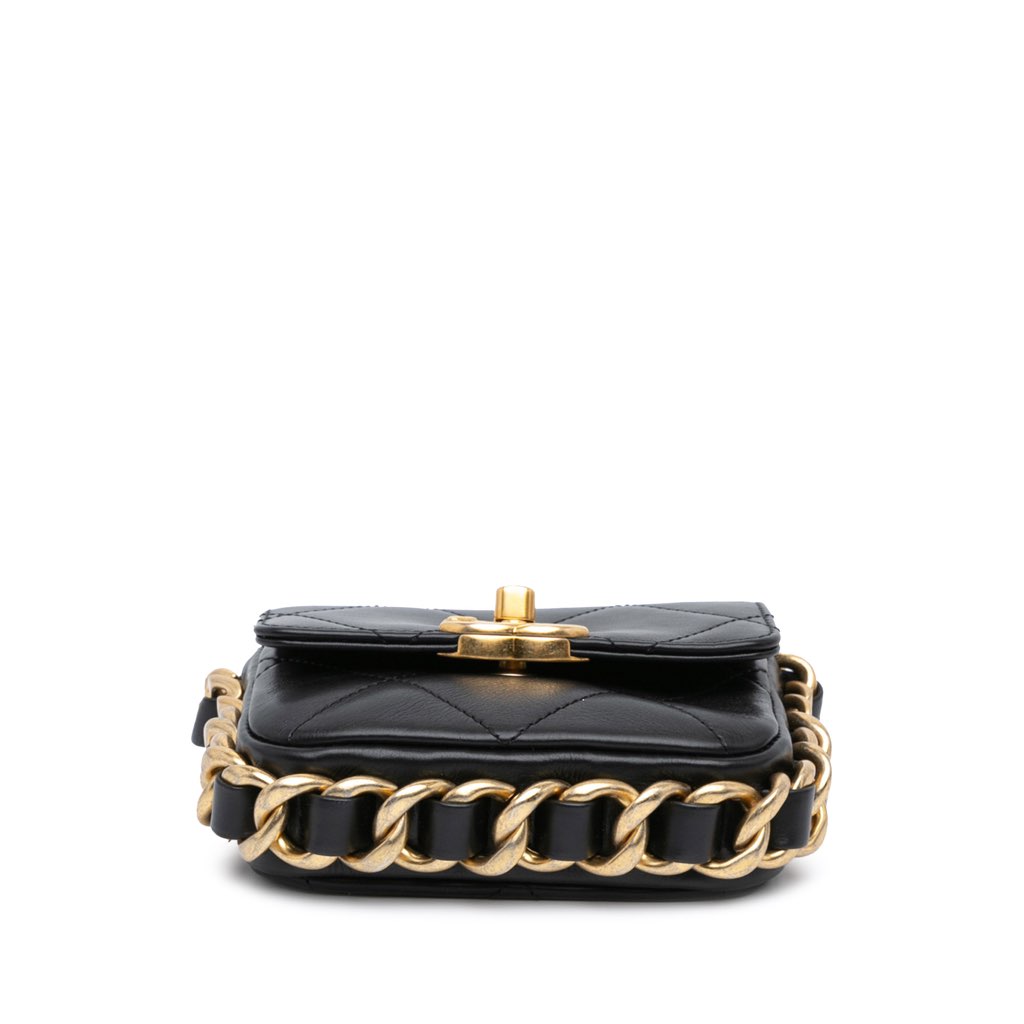 Chanel Mini Quilted Calfskin Framing Chain Flap - 3