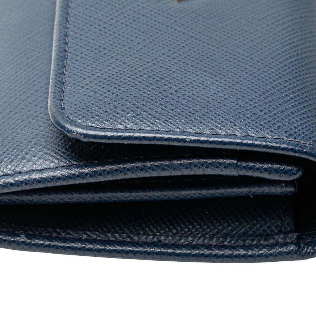 Prada Saffiano Card Holder on Chain - Image 12