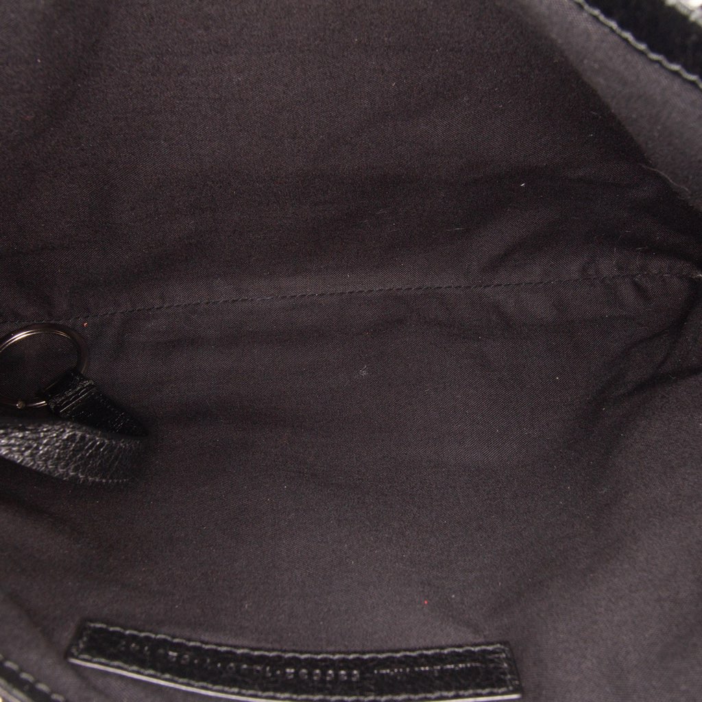 Balenciaga Leather Graffiti Clutch - 4