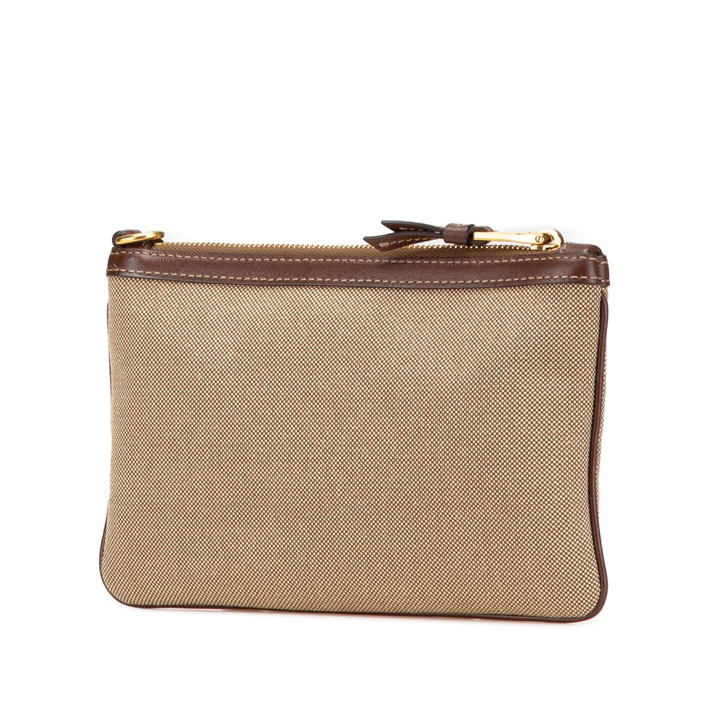 Prada Canvas Logo Pouch - 2