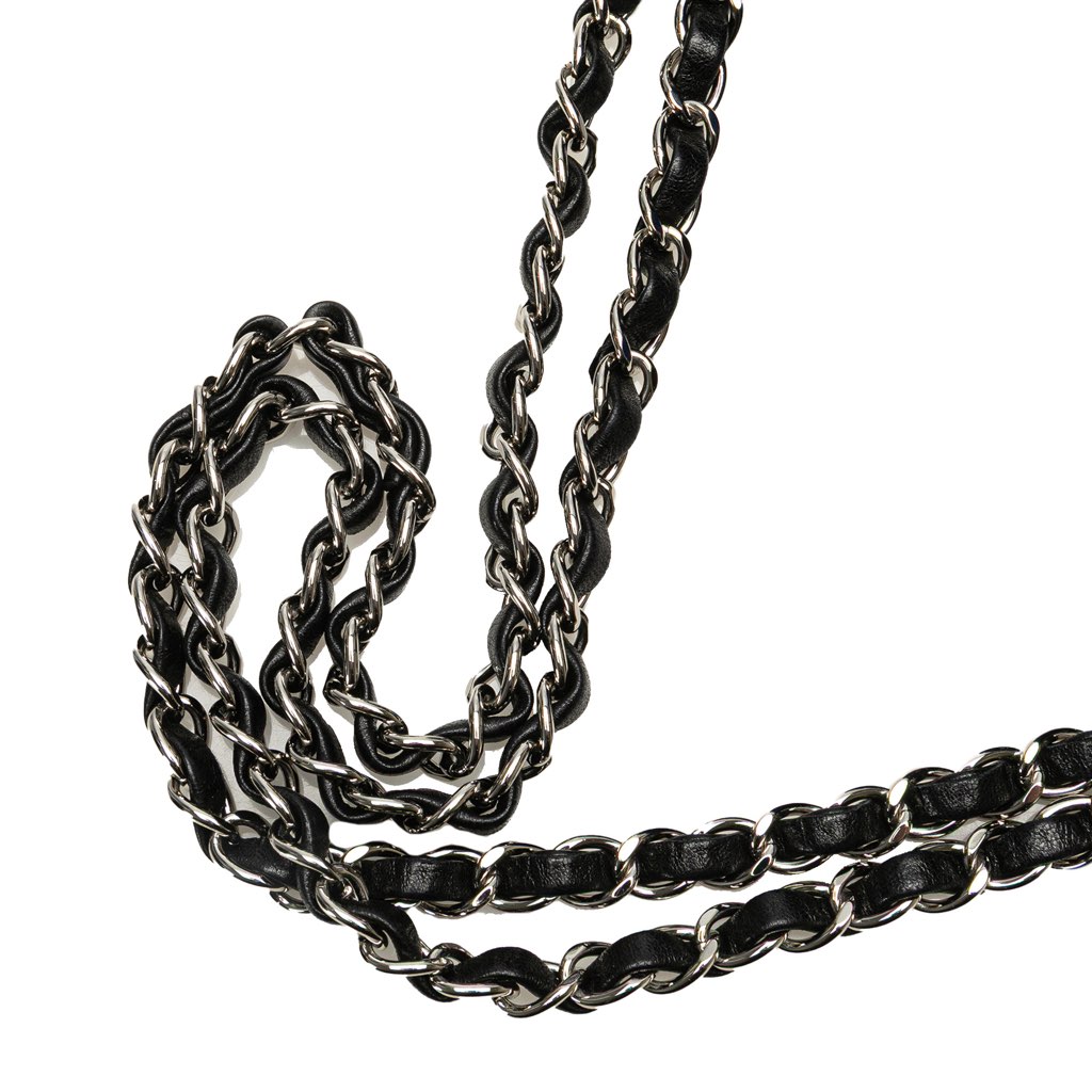 Chanel Medium Jersey Grid Single Flap - Image 13