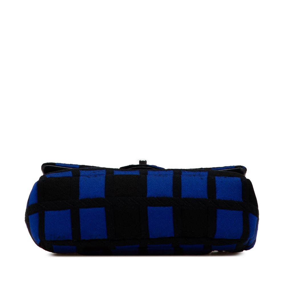 Chanel Medium Jersey Grid Single Flap - Image 6