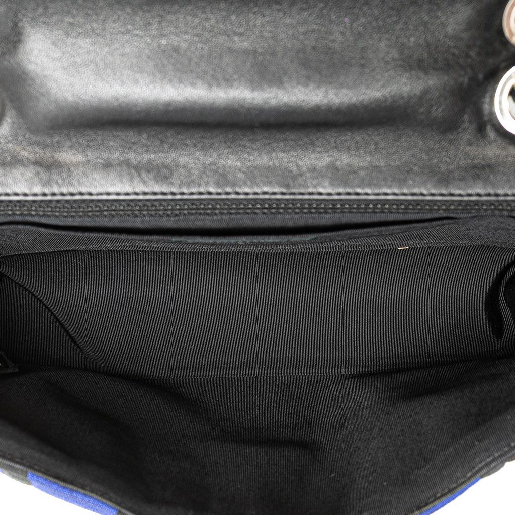 Chanel Medium Jersey Grid Single Flap - 4