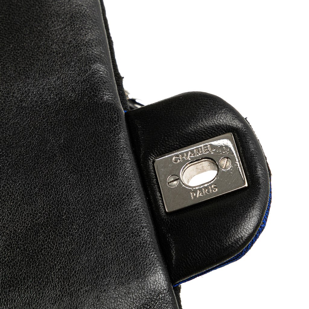 Chanel Medium Jersey Grid Single Flap - Image 11