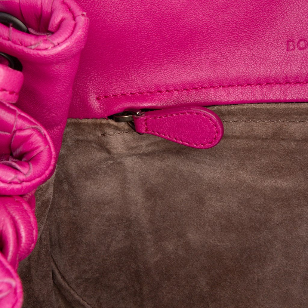 Bottega Veneta Nappa Intrecciato Flap Crossbody - Side view