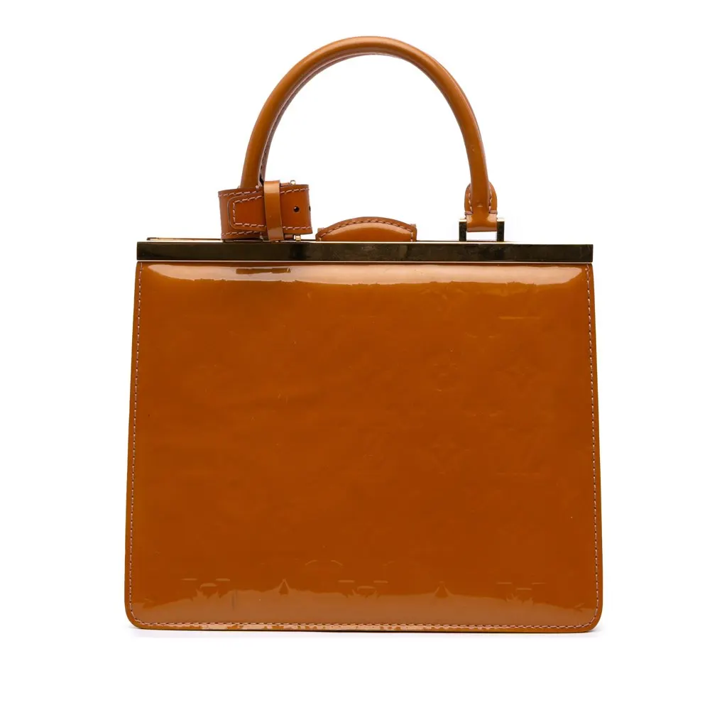 Louis Vuitton Monogram Vernis Deesse PM Brown Leather Good - Front View
