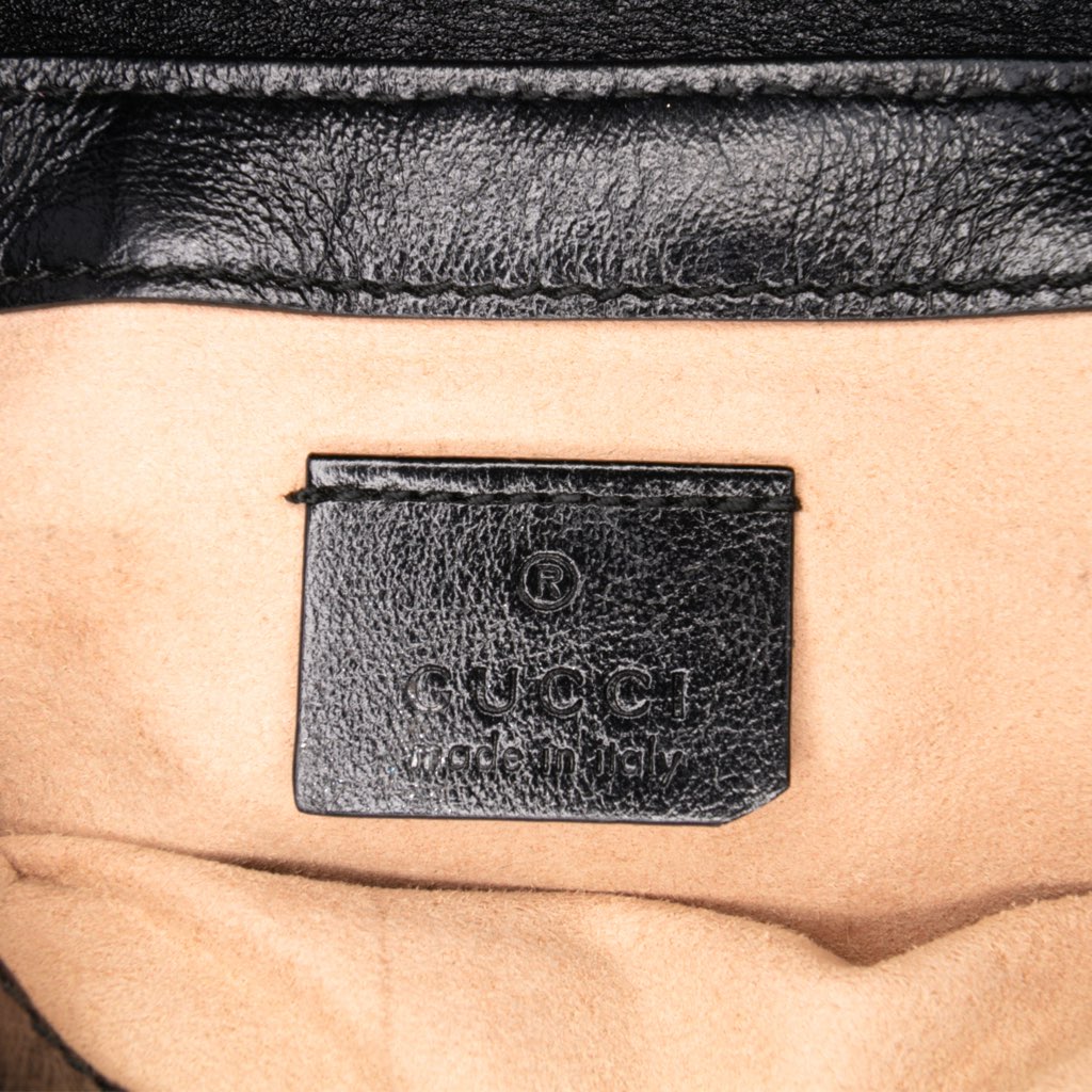 Gucci Super Mini GG Marmont Matelasse Leather Torchon Flap Crossbody - 5