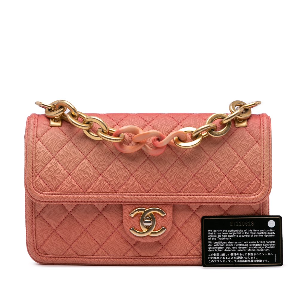 Chanel Medium Quilted Caviar Sunset On The Sea Flap - Image 13