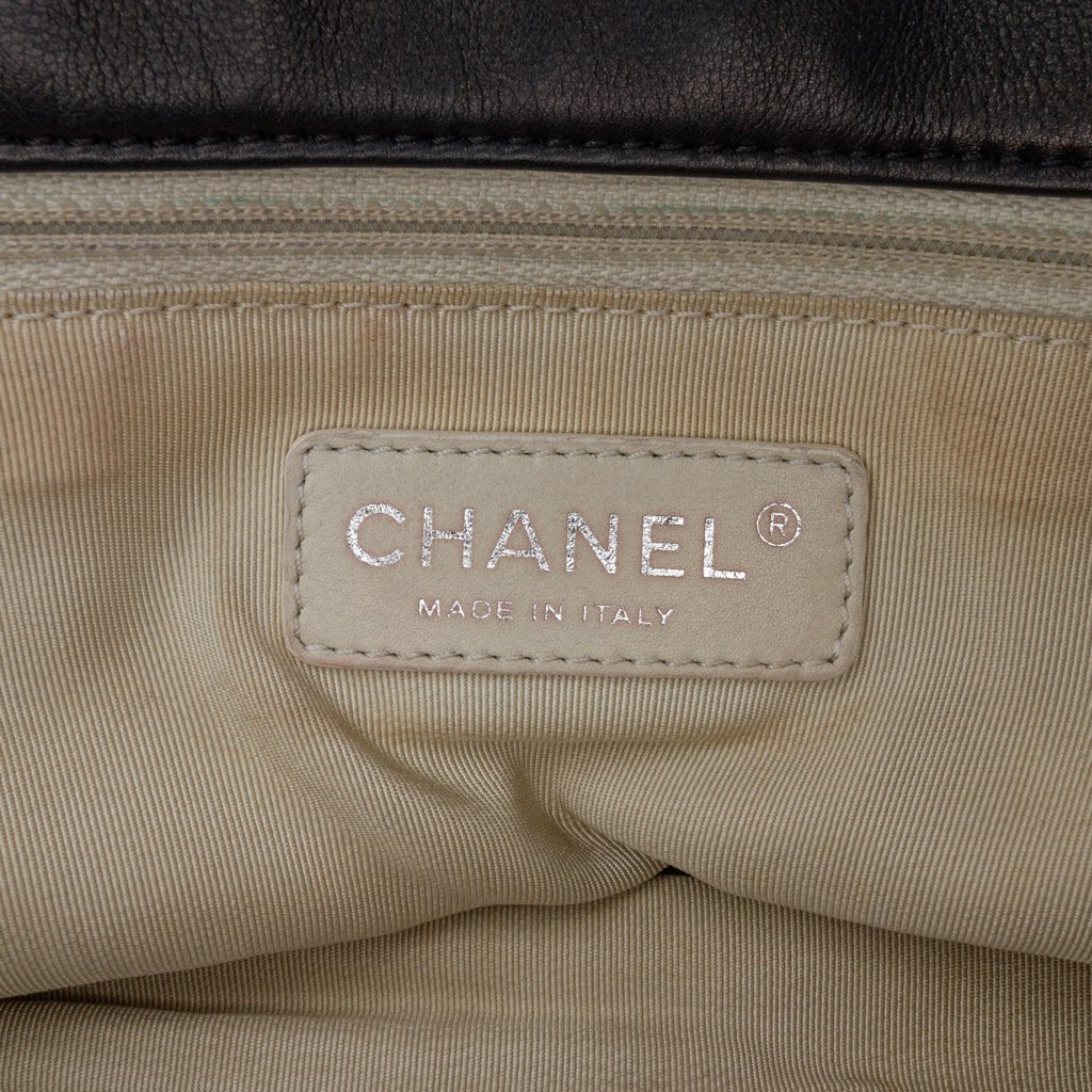 Chanel Jumbo Calfskin Canebiers Net Flap - 5