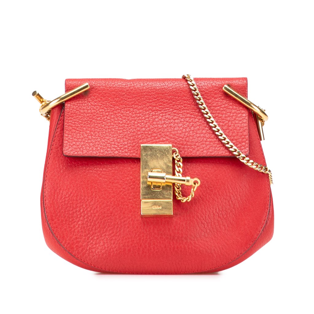 Chloé Small Leather Drew Crossbody