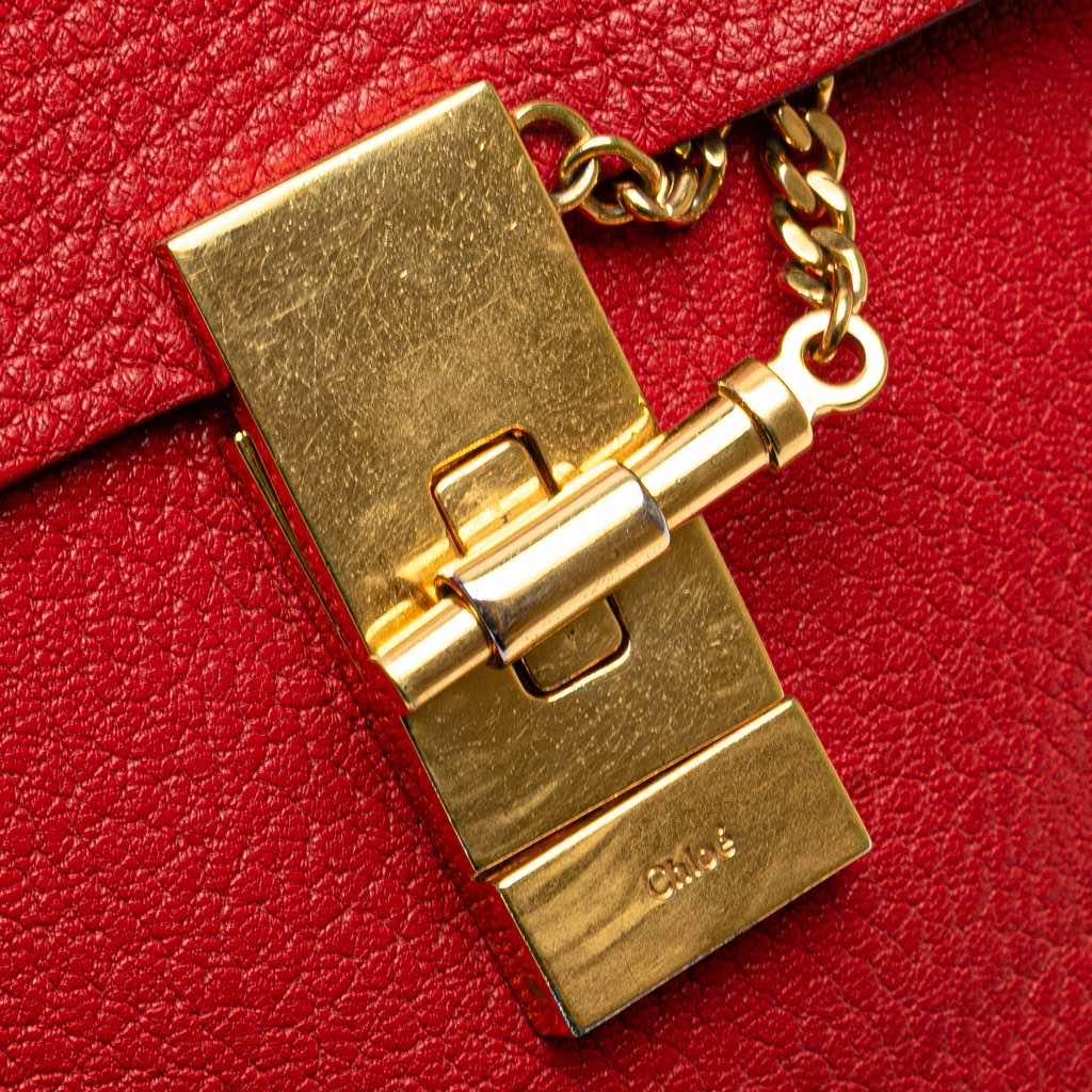 Chloé Small Leather Drew Crossbody - Detail 2
