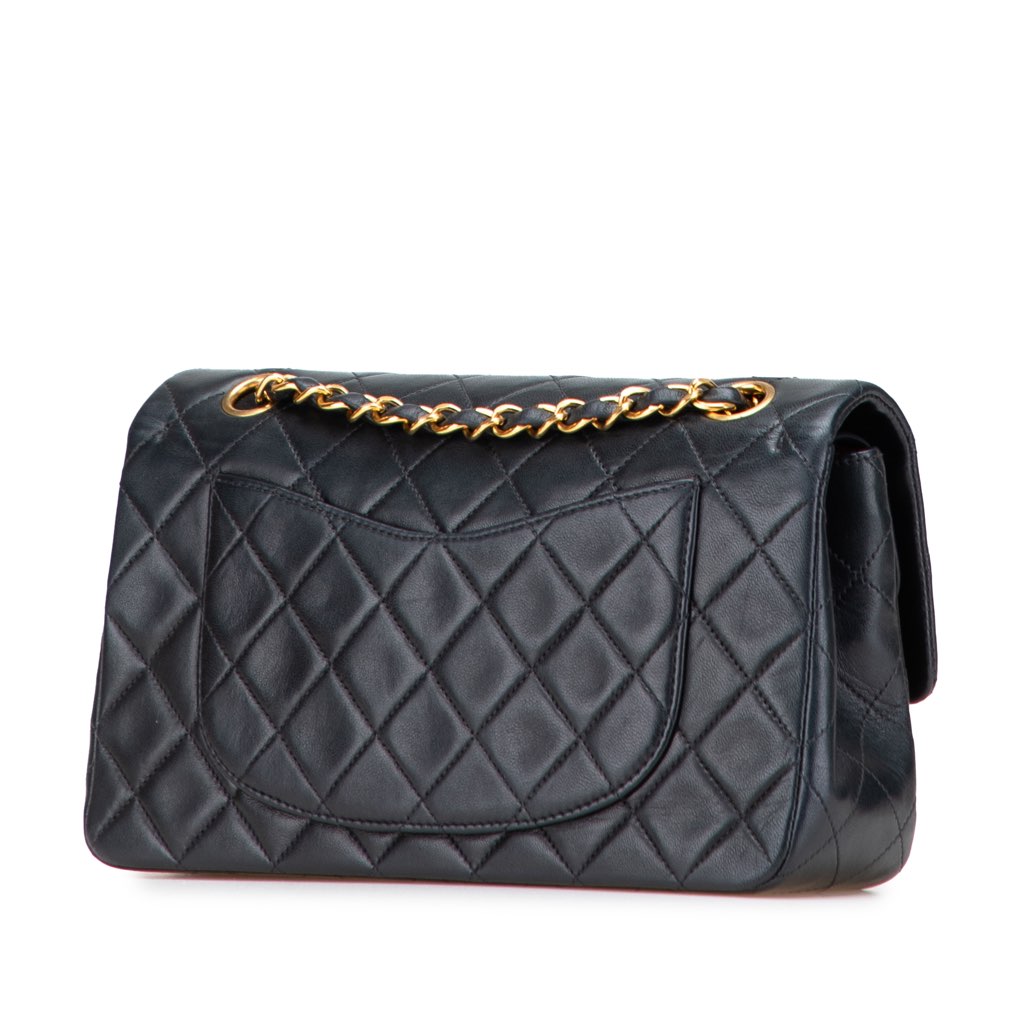 Chanel Small Classic Lambskin Double Flap - Back view