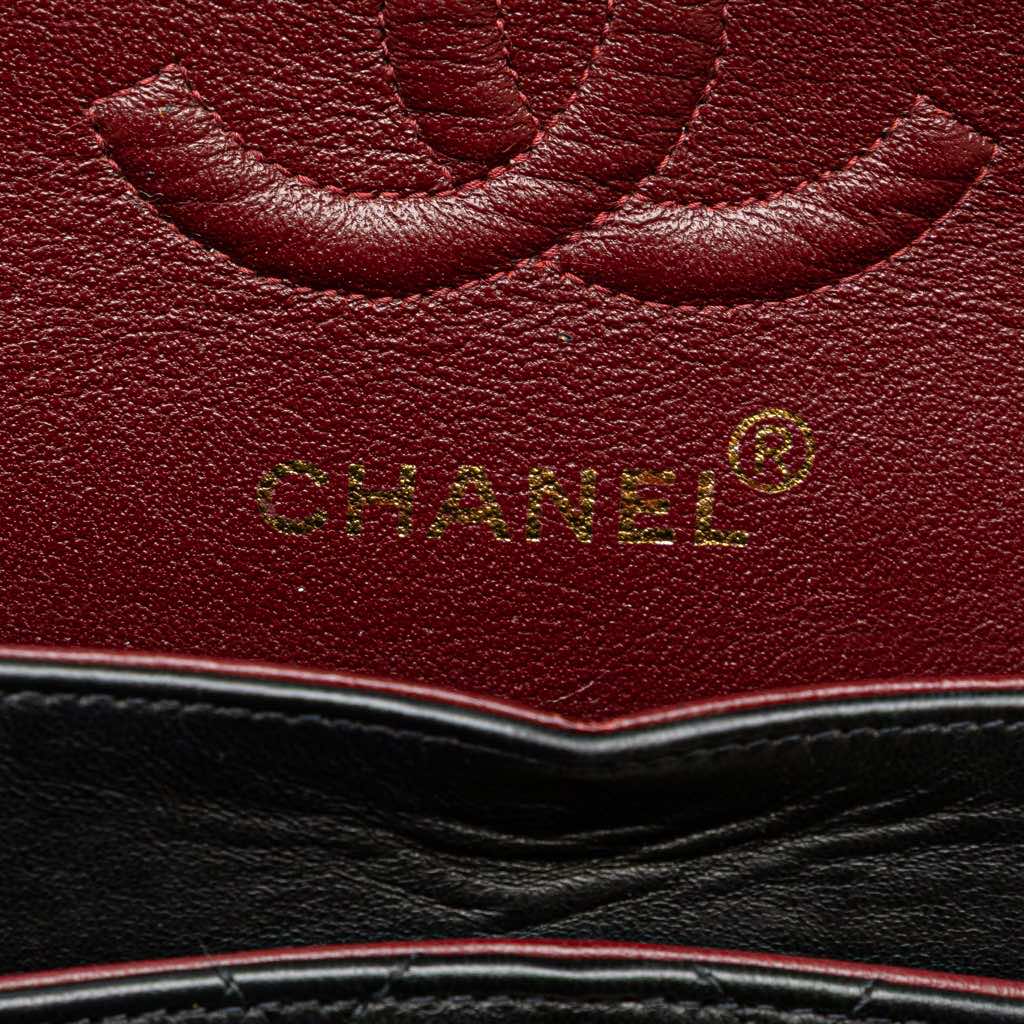 Chanel Small Classic Lambskin Double Flap - Side view