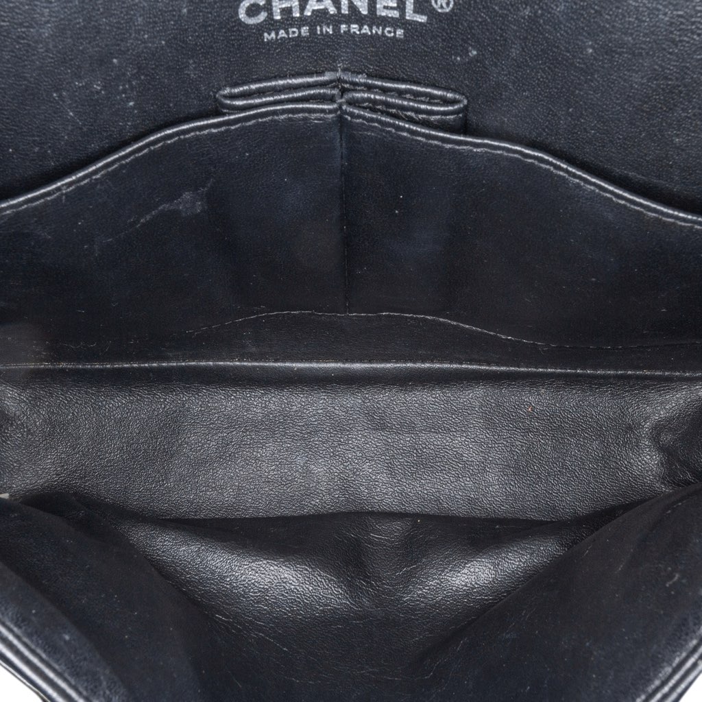 Chanel Medium Classic Chevron Patent Double Flap - 5