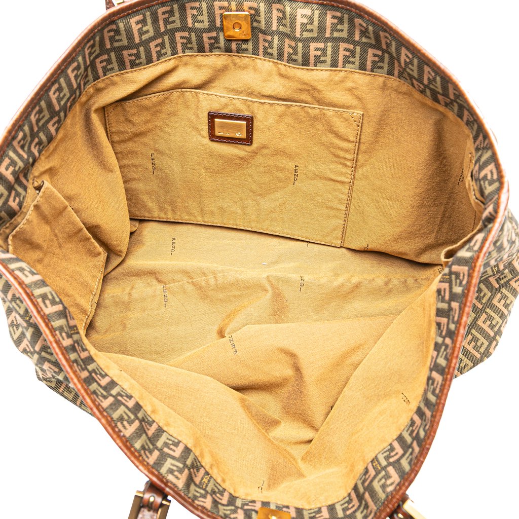 Fendi Large Zucchino Canvas Tote - 4