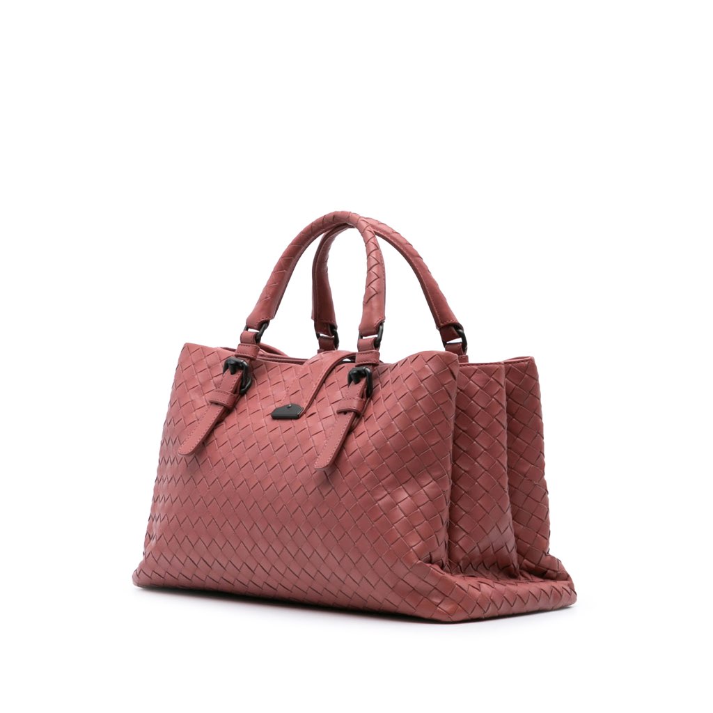 Bottega Veneta Small Nappa Intrecciato Roma Satchel - 2