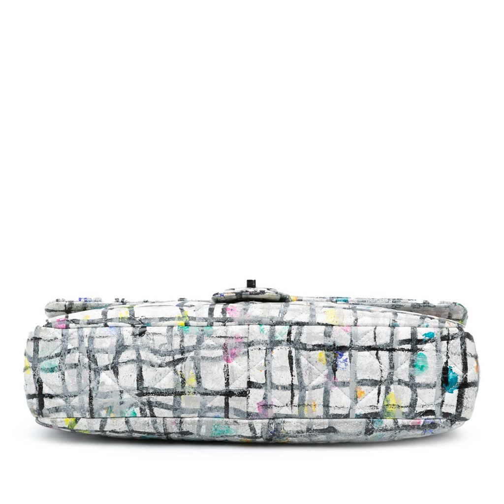 Chanel Medium Calfskin Hand Painted Graffiti Flap - Image 6