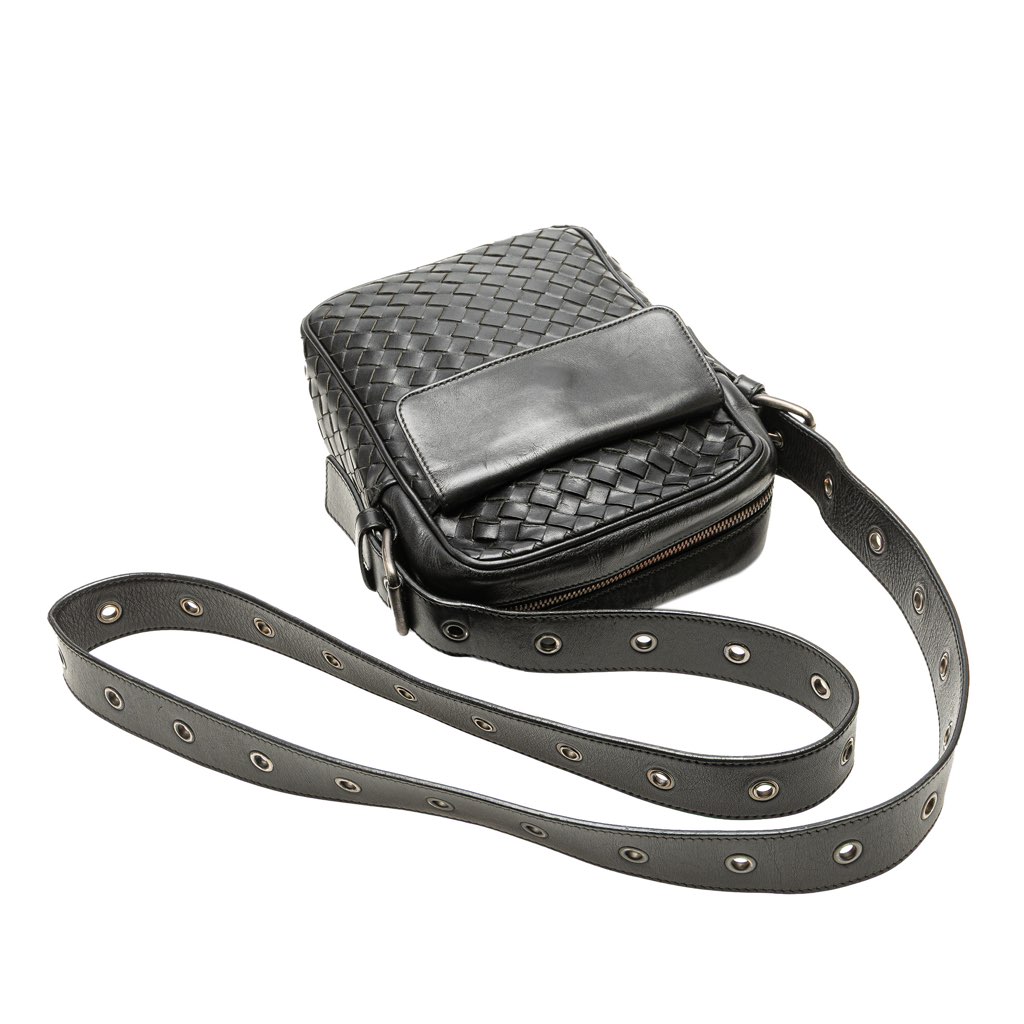 Bottega Veneta Nappa Intrecciato Front Pocket Crossbody - Image 12