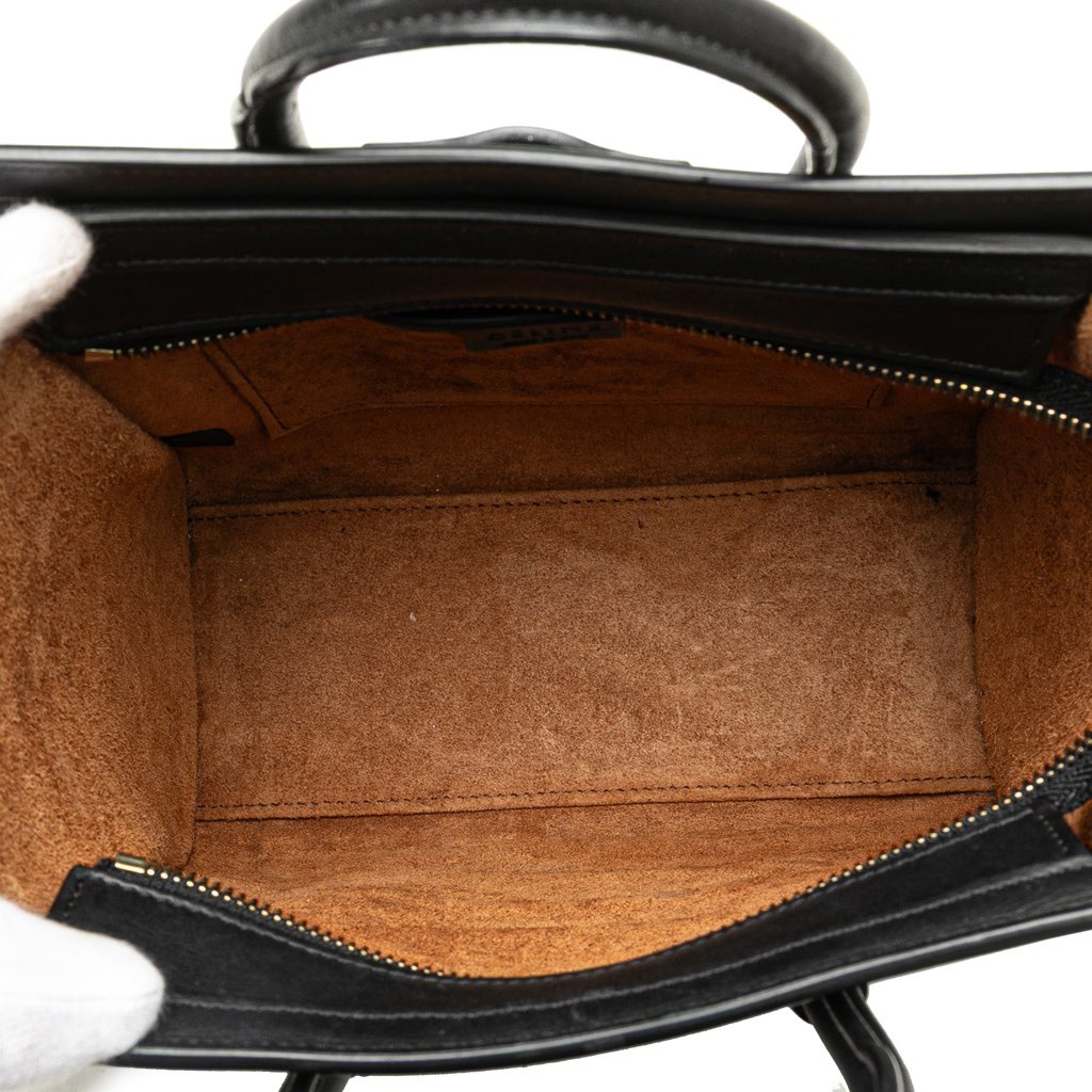 Celine Nano Tricolor Leather Luggage Tote - 4