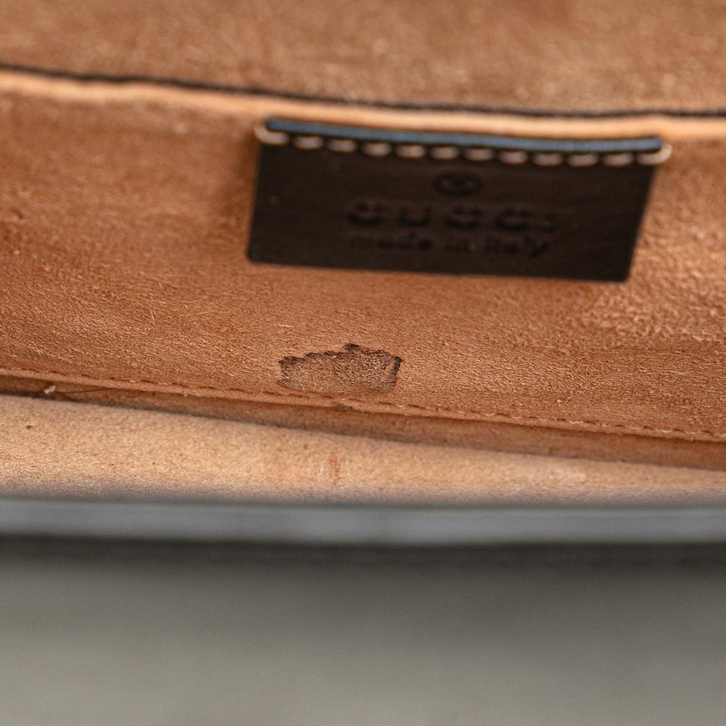 Gucci Mini Leather Web Sylvie Chain Crossbody - 5