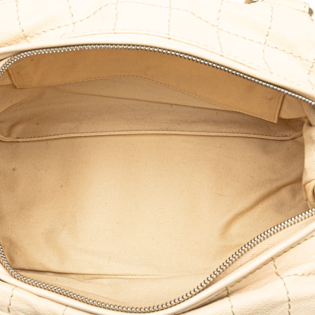 Chanel Goatskin Square Stitch Essential Bowler - 4