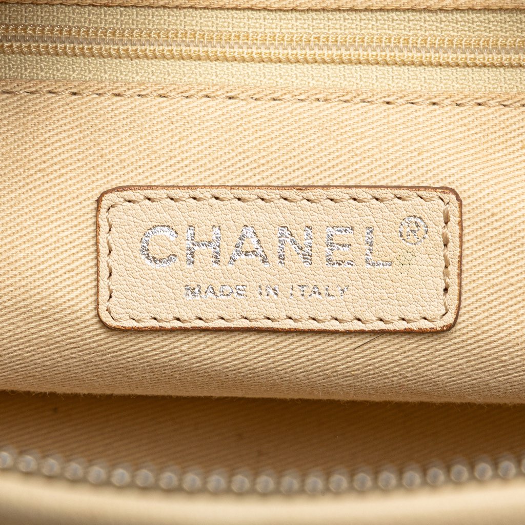Chanel Goatskin Square Stitch Essential Bowler - Side view
