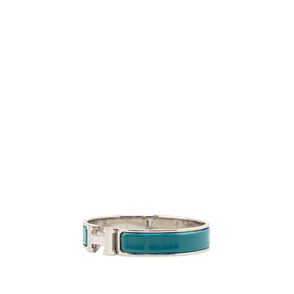 Hermès Narrow Enamel Clic H Bracelet PM - 2