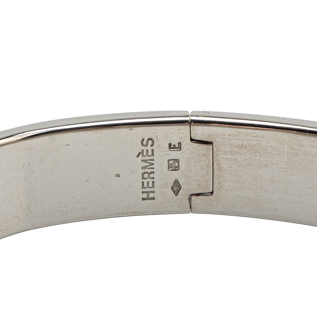 Hermès Narrow Enamel Clic H Bracelet PM - 4