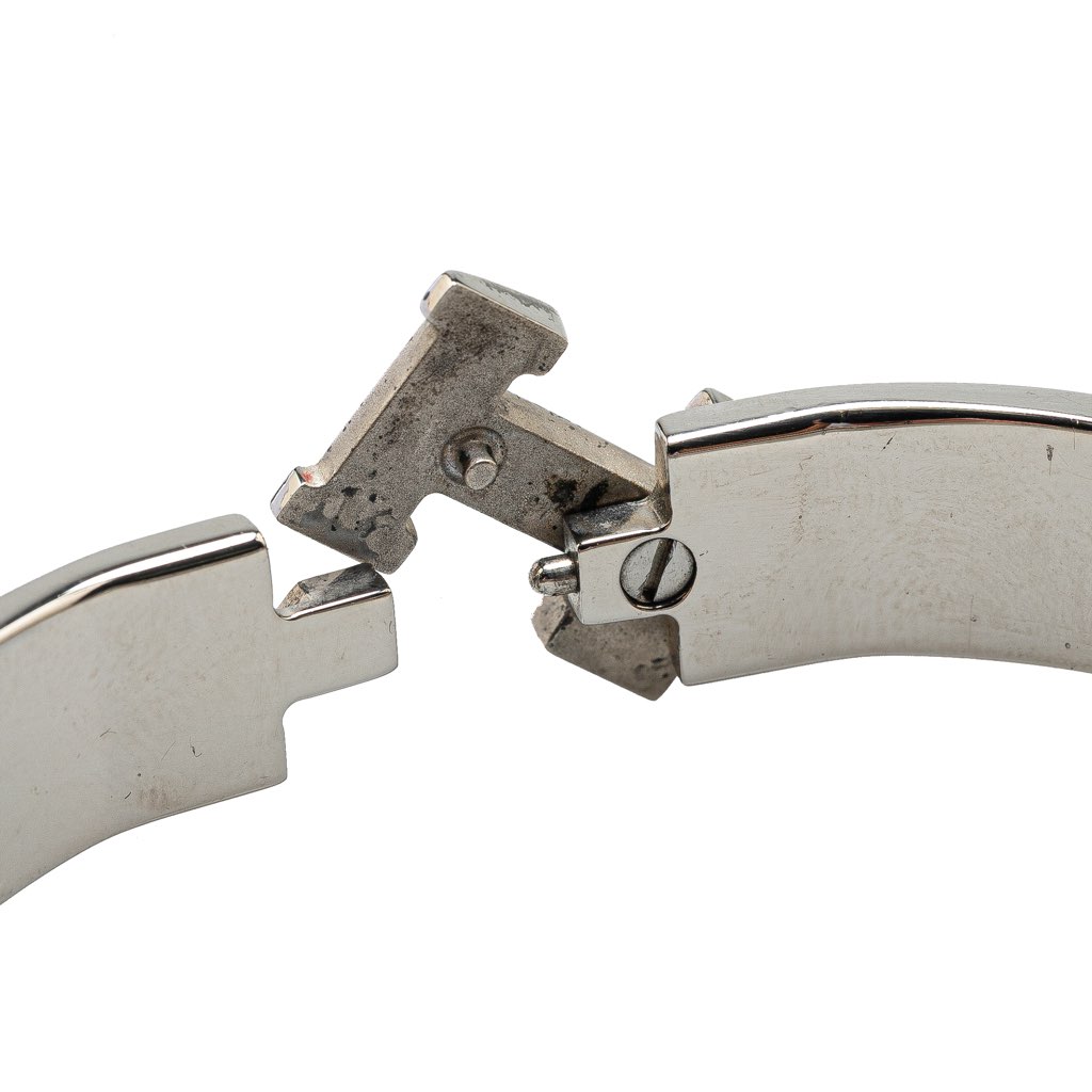 Hermès Narrow Enamel Clic H Bracelet PM - 5