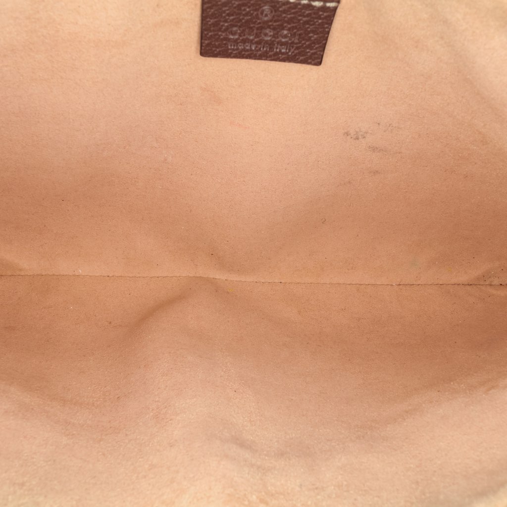 Gucci Large GG Supreme Ophidia Web Clutch - 4