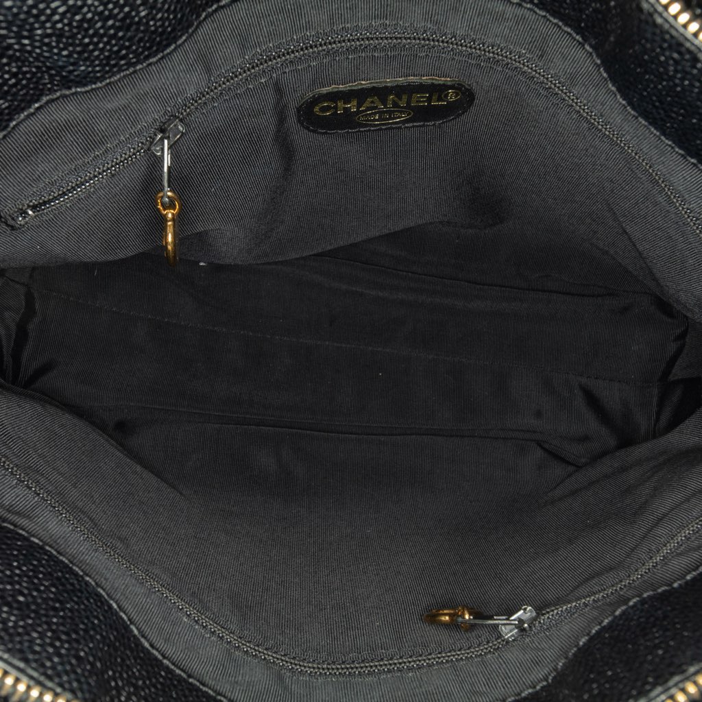 Chanel CC Caviar Leather Tote - 5