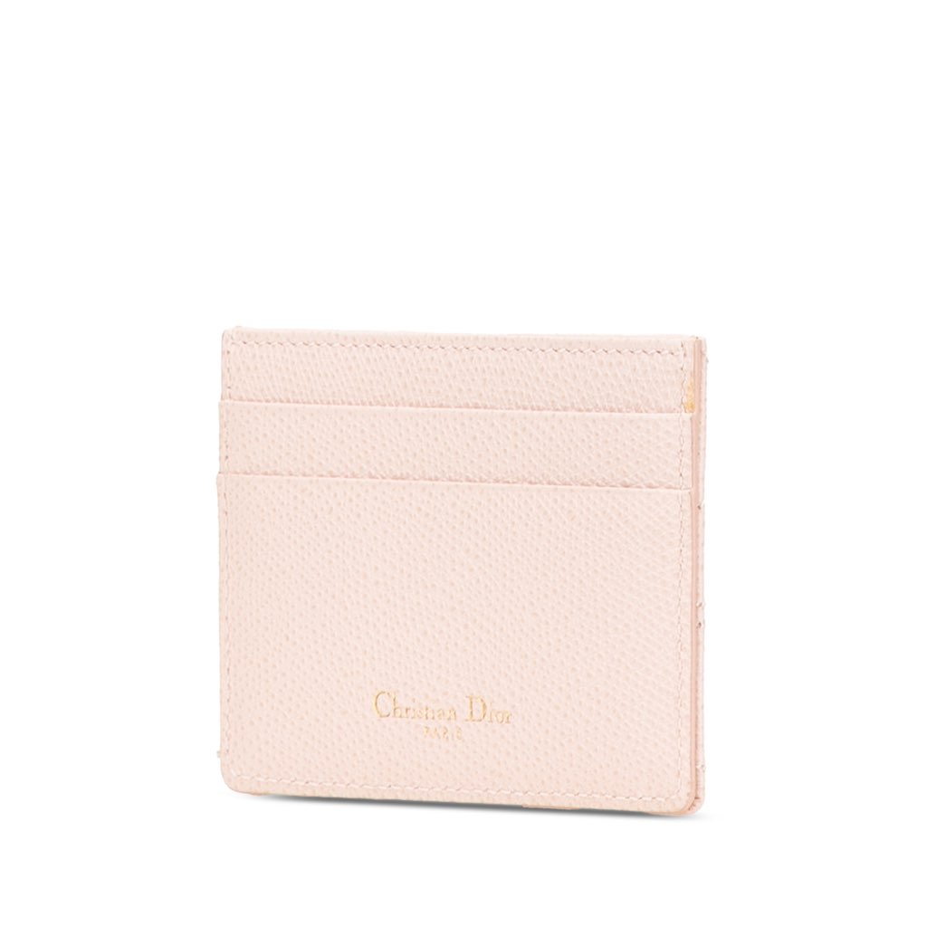 Dior Grained Calfskin Diorama Card Holder - Back view