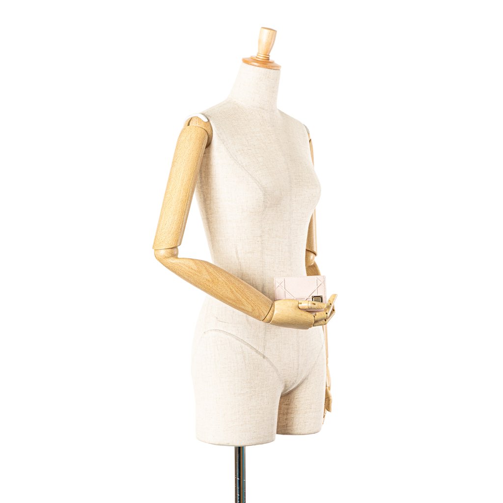 Dior Grained Calfskin Diorama Card Holder - Image 13