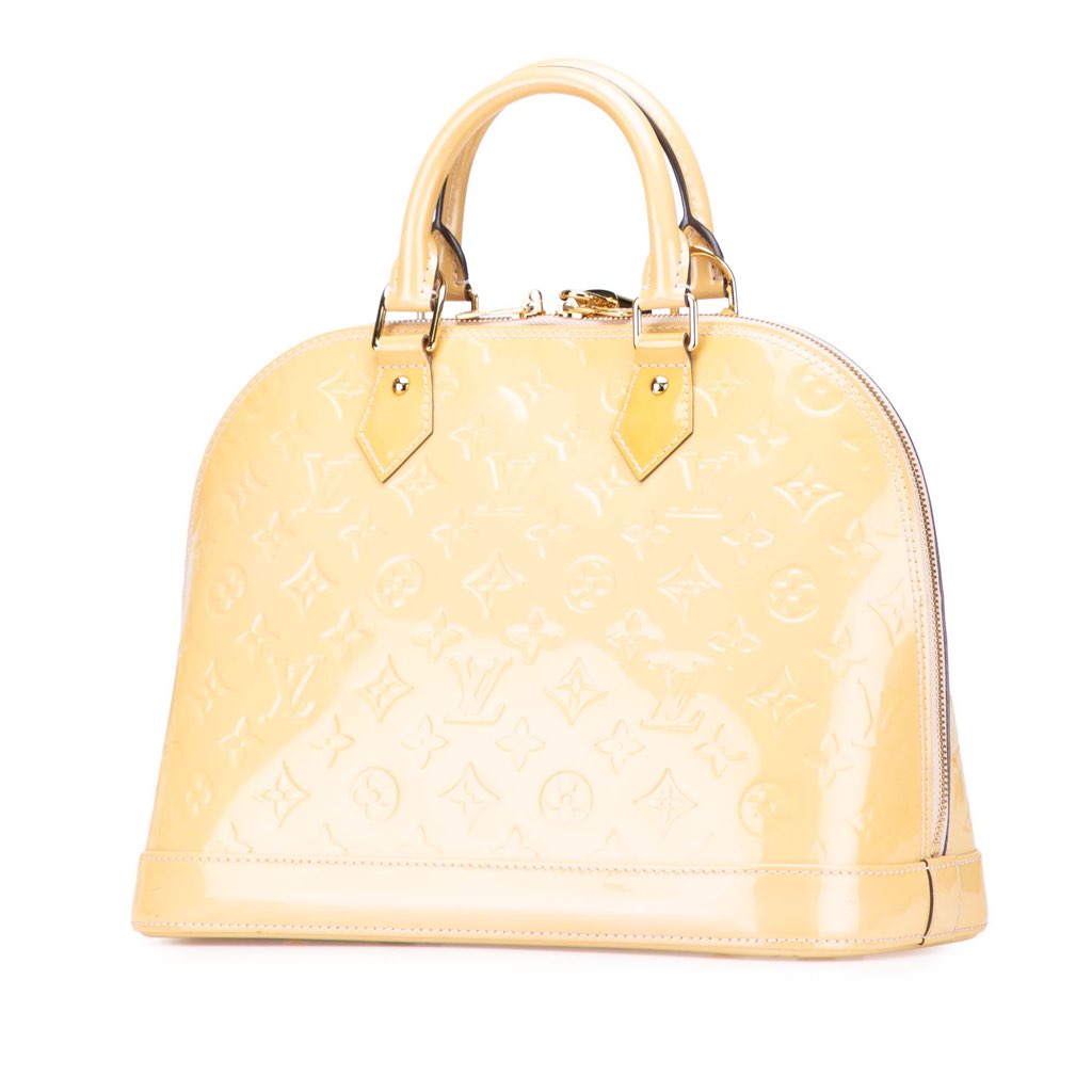 Louis Vuitton Monogram Vernis Alma PM - Back view