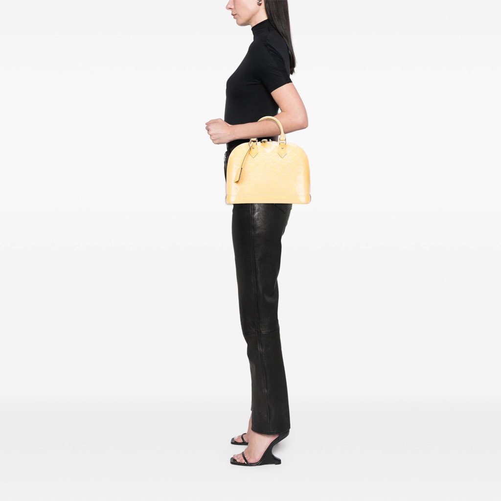 Louis Vuitton Monogram Vernis Alma PM - Image 13