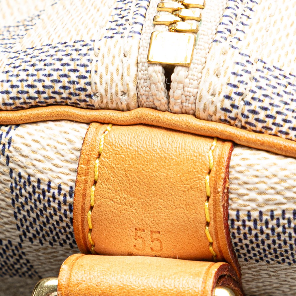 Louis Vuitton Damier Azur Keepall Bandouliere 55 - Detail 1