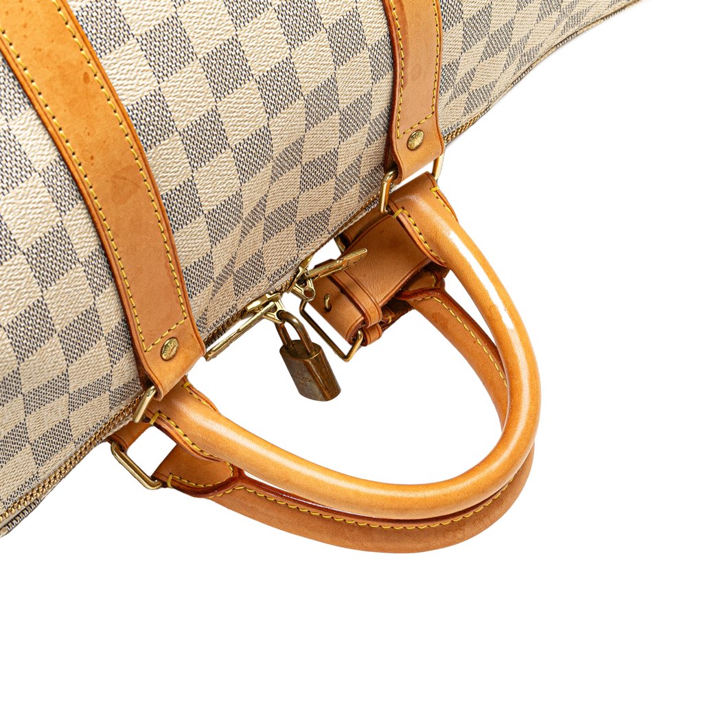 Louis Vuitton Damier Azur Keepall Bandouliere 55 - Image 12