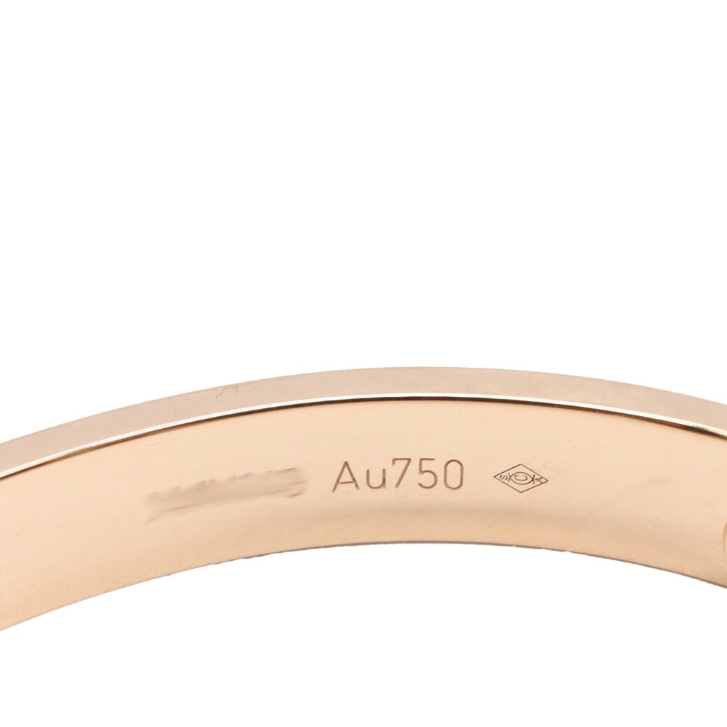 Cartier 18K Rose Gold Classic Love Bracelet - 4