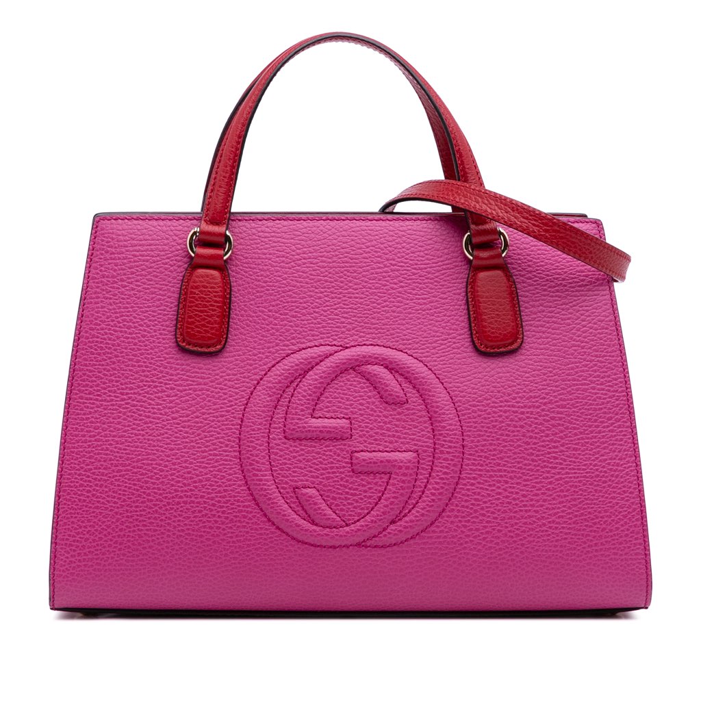 Gucci Medium Leather Soho Satchel